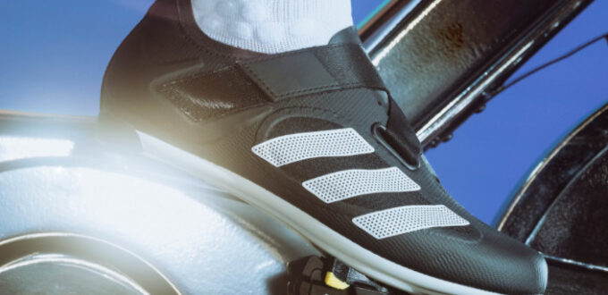 This new Adidas spin shoe is strategically designed to prevent sweaty socks